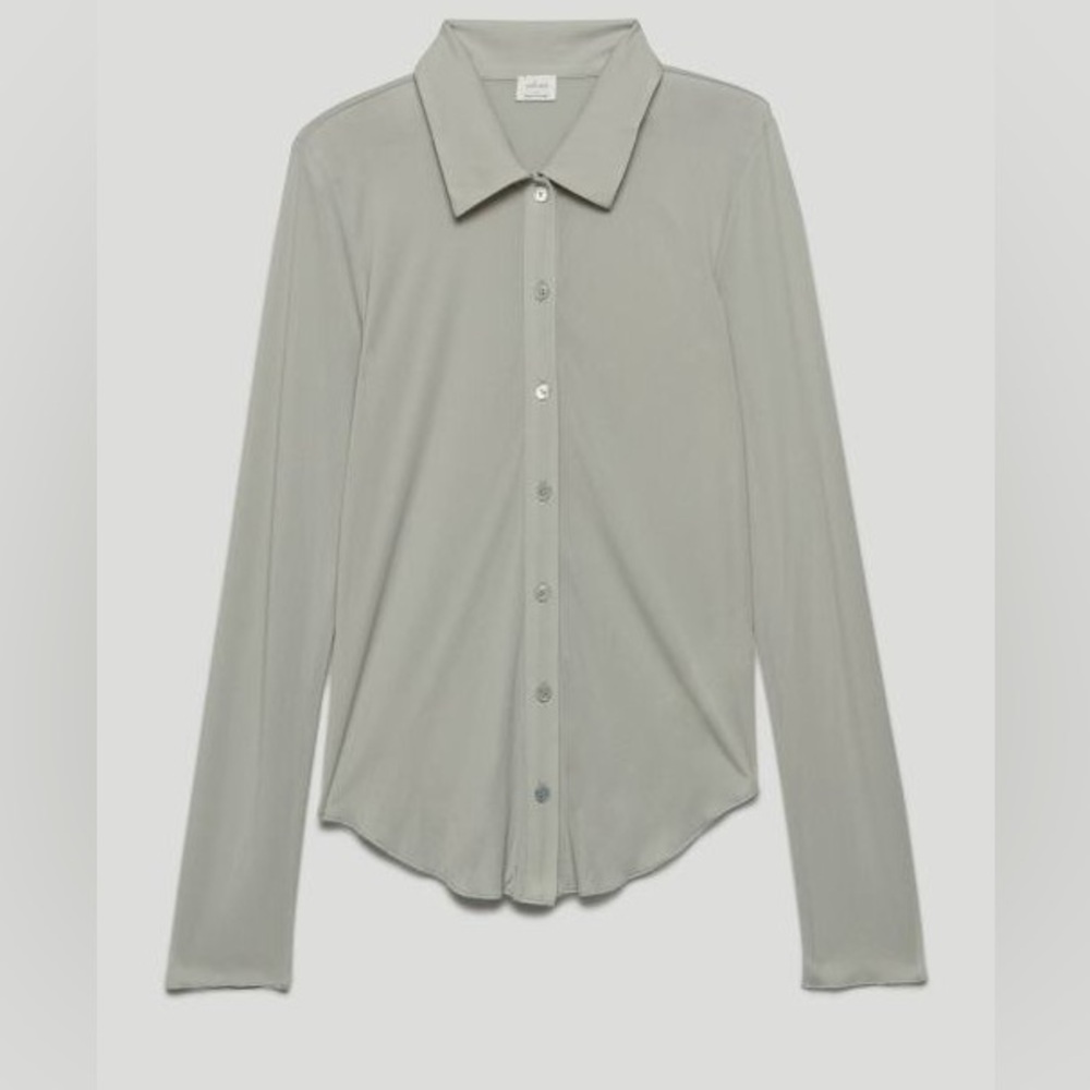 Aritzia Wilfred pose hip longsleeve size s